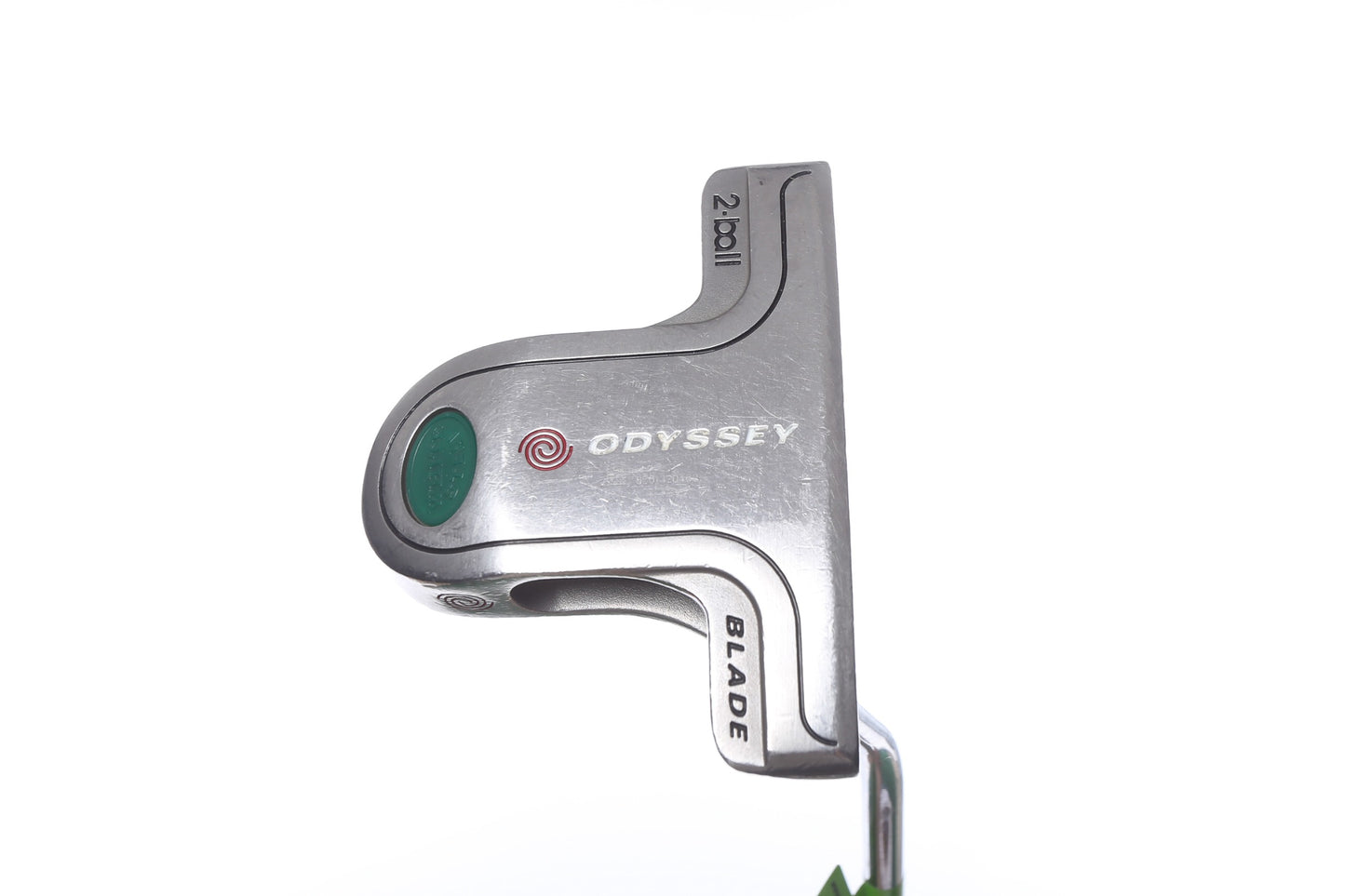 Used Odyssey White Steel 2-Ball Blade Putter - Right-Handed - 35 in - Mallet-Next Round