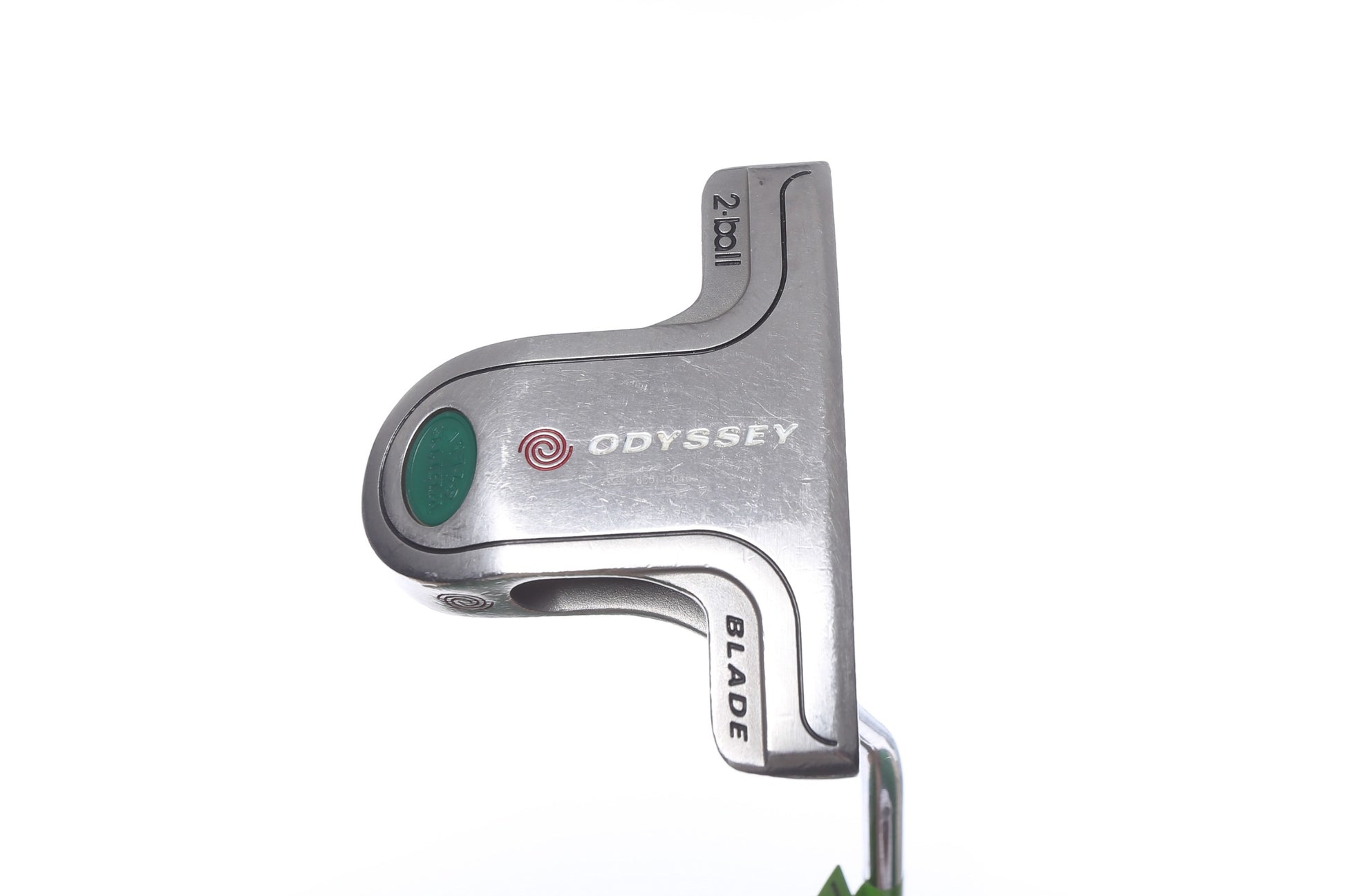 Used Odyssey White Steel 2-Ball Blade Putter - Right-Handed - 35 in - Mallet-Next Round