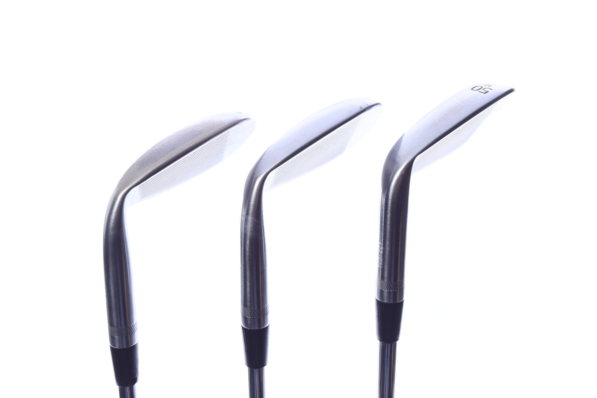 Used Titleist Vokey SM6 Tour Chrome Wedge Set - Right-Handed - 50*, 54*, 58* - Wedge Flex