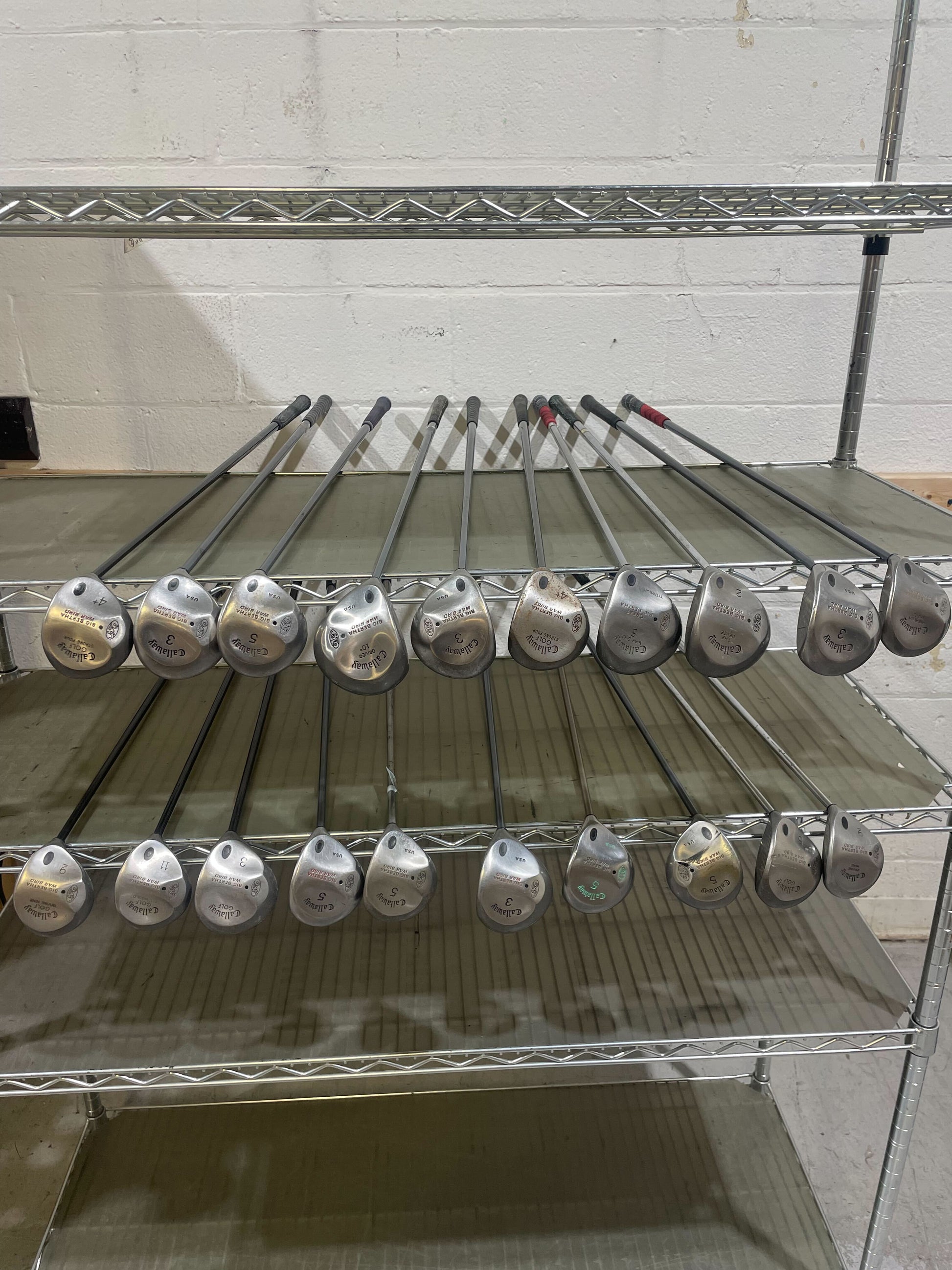 Wholesale Lot of 20 Golf Clubs - Callaway Big Bertha Warbird Fairway Woods-Next Round