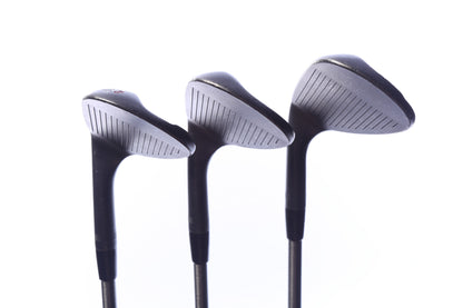 Used Titleist Vokey SM6 Jet Black Wedge Set - Right-Handed - 52*, 56*, 60* - Regular Flex