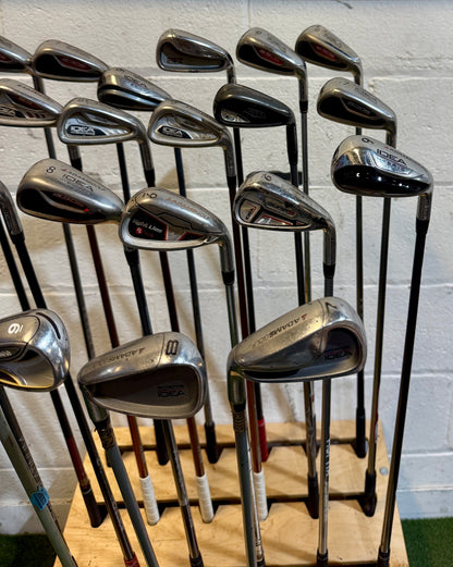 Wholesale Lot of 45 Golf Clubs - Adams Single Irons - RH/LH - Mixed Flexes-Next Round