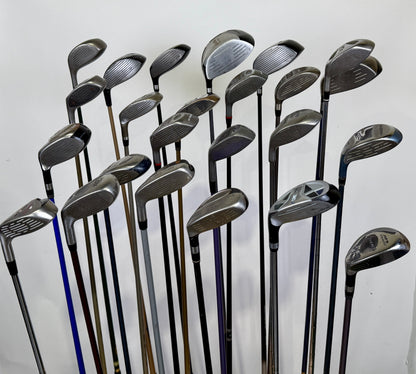 Wholesale Lot of 24 Golf Clubs -Drivers, Fairway, and Hybrids Assorted-Next Round