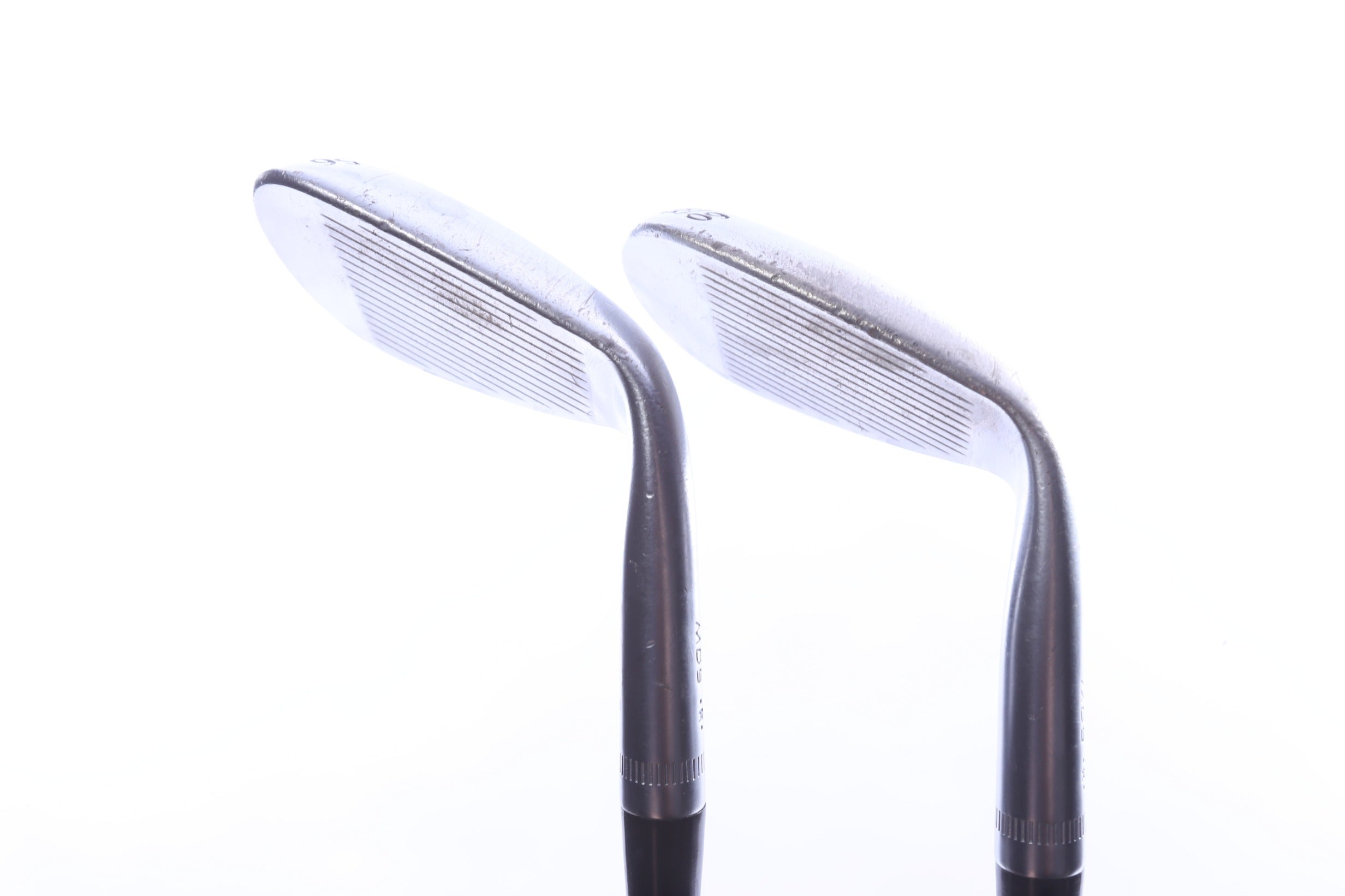 Used Callaway MD5 JAWS Chrome Wedge Set - Left-Handed - 56*, 60* - Seniors Flex-Next Round