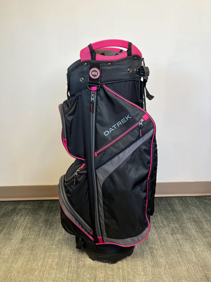 Datrek Women's Cart Bag Black/Pink with Strap and Rain Cover-Next Round