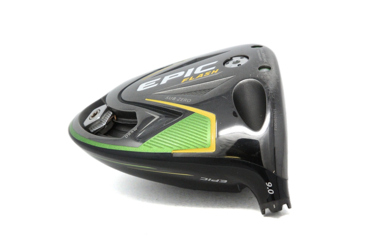 Used Callaway Epic Flash Sub Zero Driver - HEAD ONLY - Right-Handed - 9 Degrees