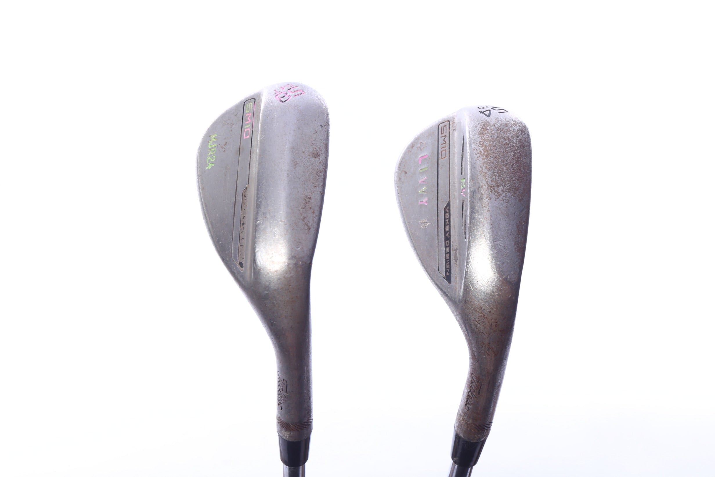 Used Titleist Vokey SM10 Raw Wedge Set - Right-Handed - 54*, 58* - Extra Stiff Flex