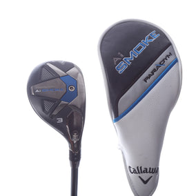 Used Callaway Paradym Ai Smoke 3H Hybrid - Right-Handed - 18 Degrees - Stiff Flex-Next Round