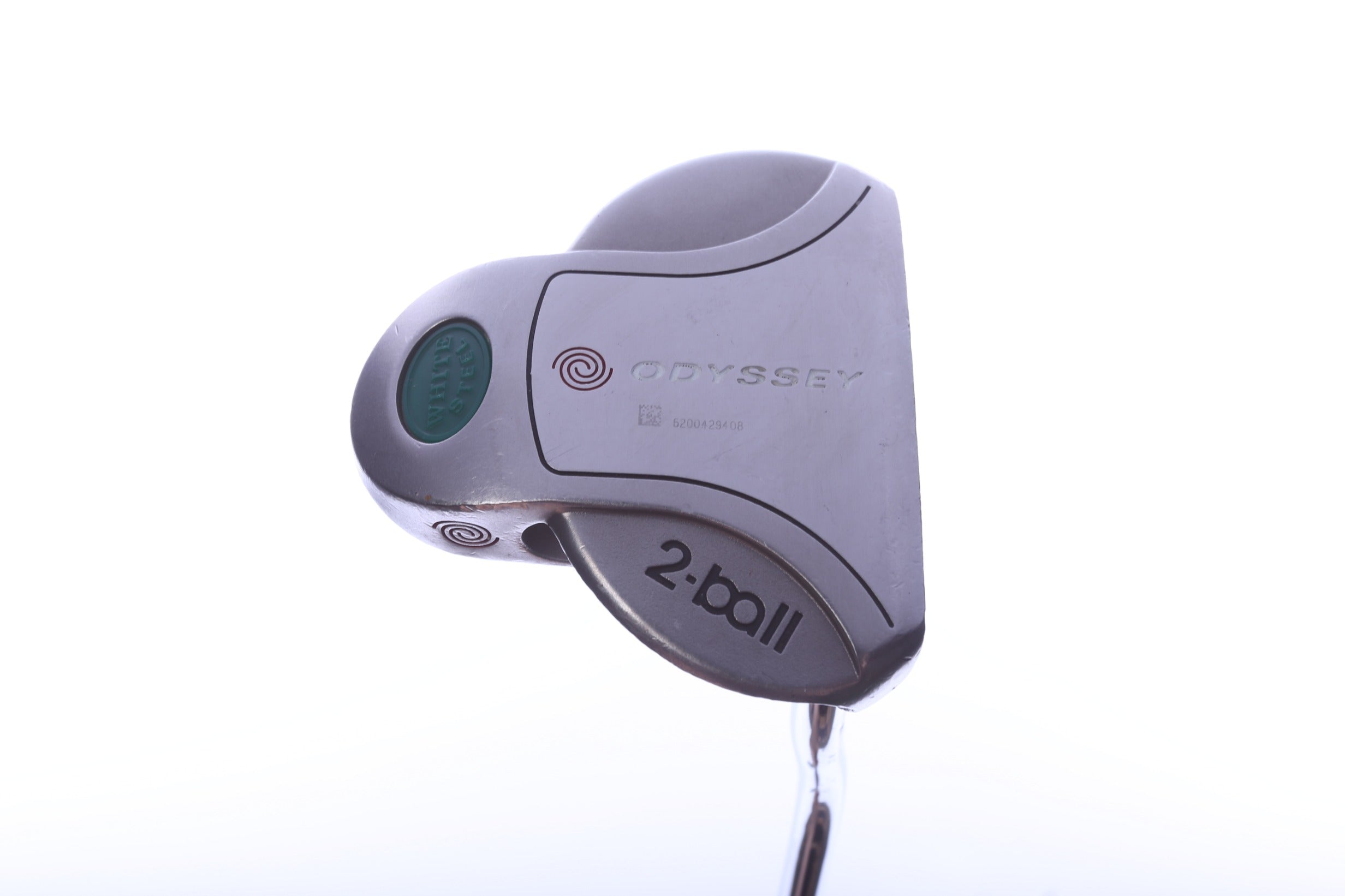 Used Odyssey White Steel 2-Ball Putter - Right-Handed - 35 in - Mallet