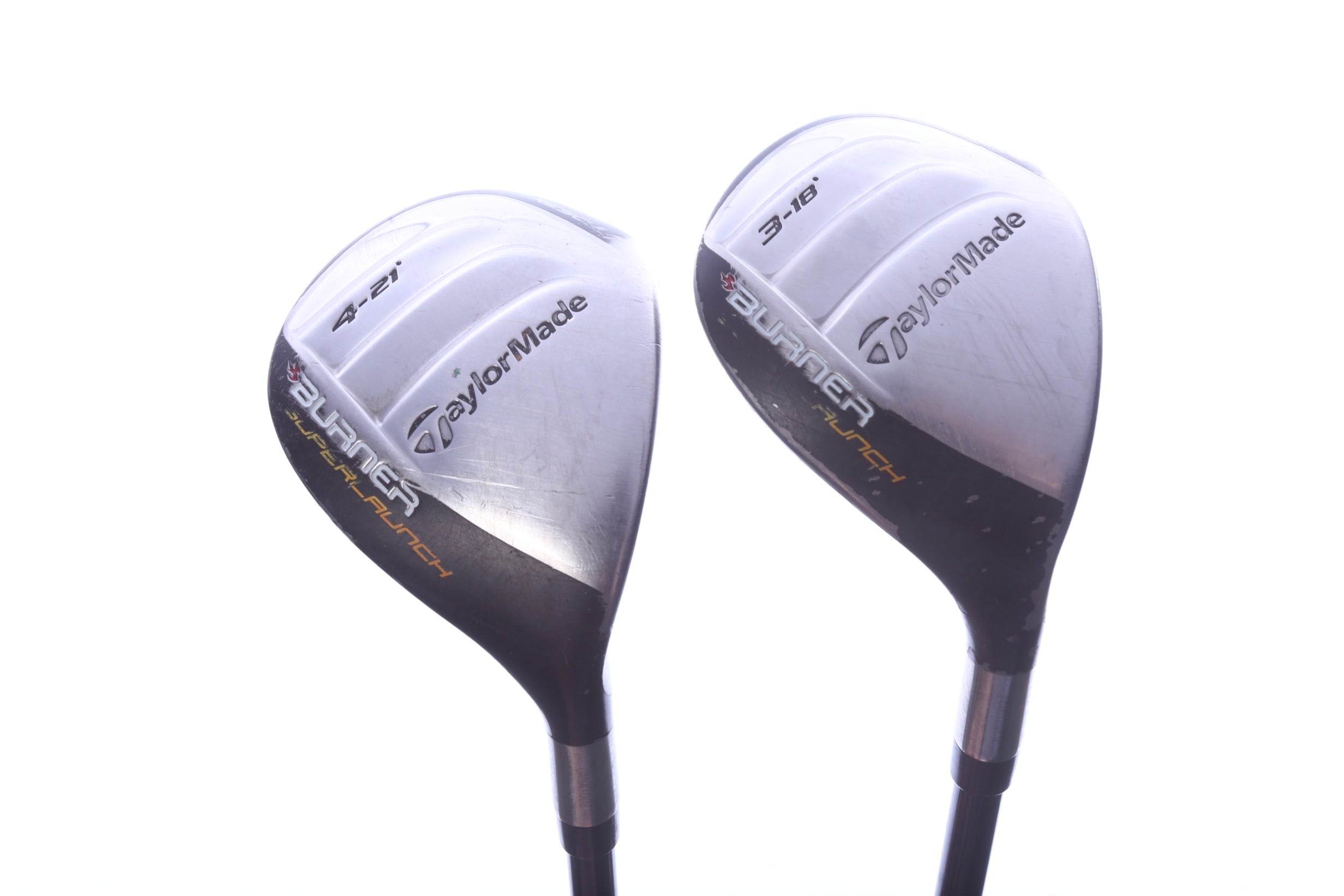Used TaylorMade Burner SuperLaunch Hybrid Set - Right-Handed - 3H, 4H - Regular Flex