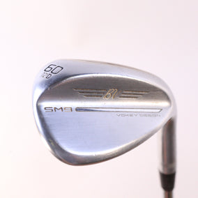 Used Titleist Vokey SM9 Tour Chrome D Grind Lob Wedge - Right-Handed - 60 Degrees - Stiff Flex-Next Round