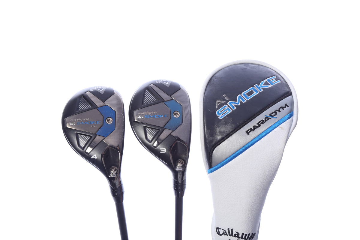Used Callaway Paradym Ai Smoke Hybrid Set - Right-Handed - 3H, 4H - Regular Flex
