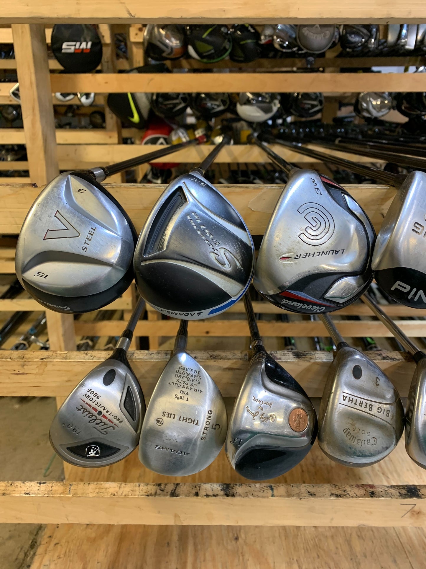 Wholesale Lot of 20 Golf Clubs - Fairway Woods - Men's Flex-Next Round