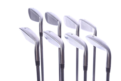 Used TaylorMade rac OS 2005 Iron Set - Left-Handed - 4-PW, SW - Regular Flex-Next Round