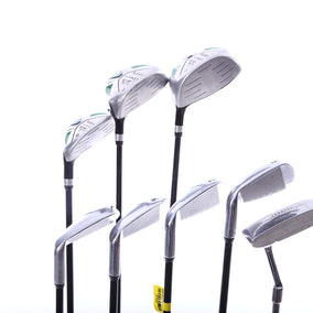 Used MacGregor Tourney MT JR Complete Set - Right-Handed - Driver, 3W, 4H, 5i, 7i, 9i, PW, Putter - Youth Flex-Next Round