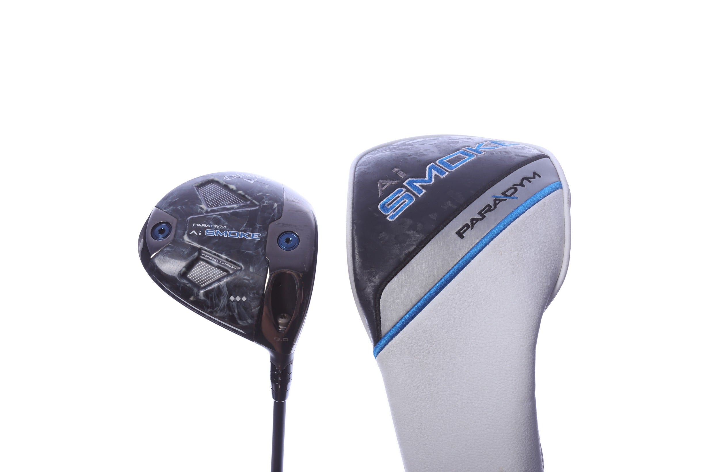 Used Callaway Paradym Ai Smoke Triple Diamond Driver - 9 Degrees - Extra Stiff Flex Mitsubishi Tensei 1K Black - Right-Handed