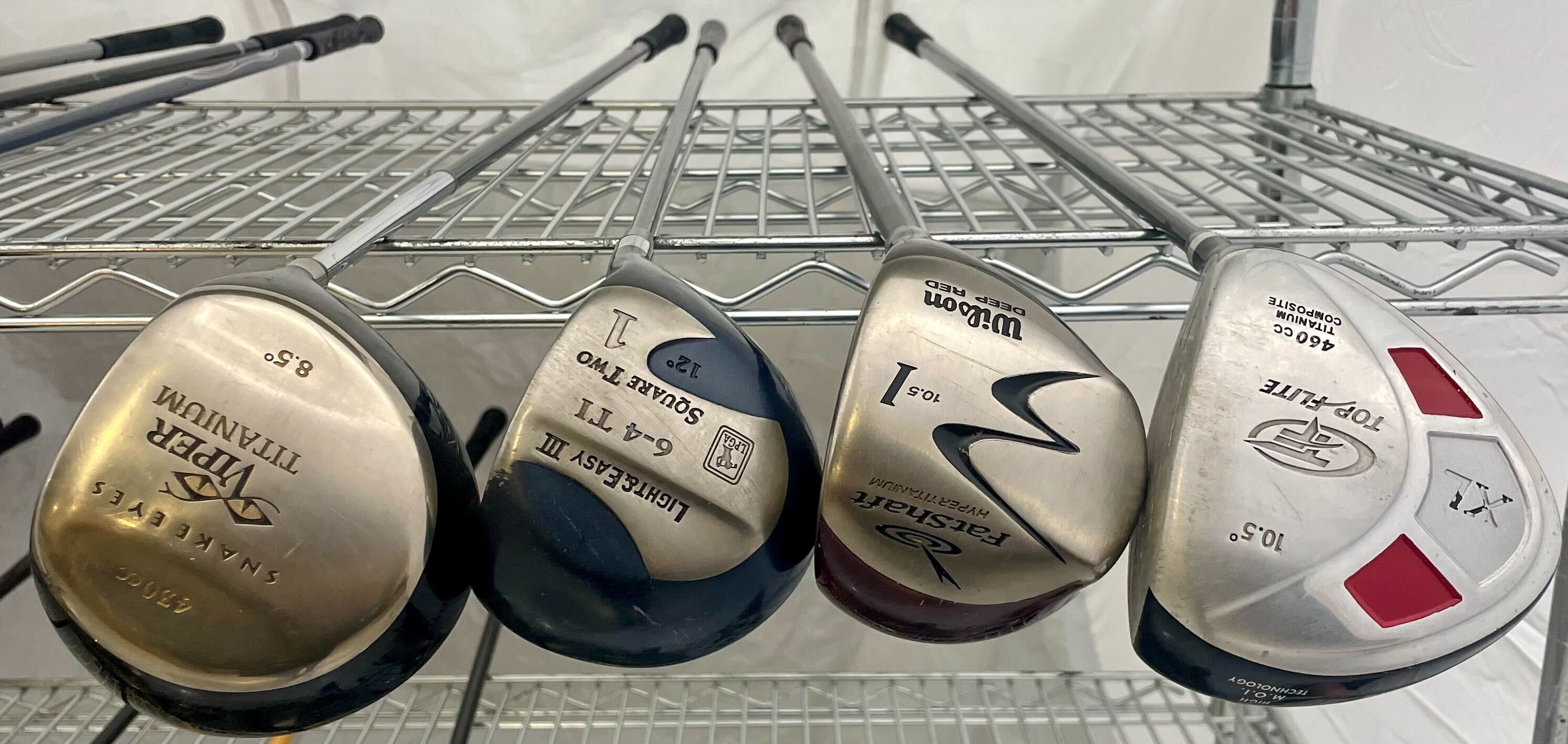 Wholesale Lot 15 Golf Clubs - Assorted Drivers-Next Round