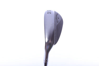 Used Callaway JAWS Raw Chrome Gap Wedge - Left-Handed - 52 Degrees - Wedge Flex