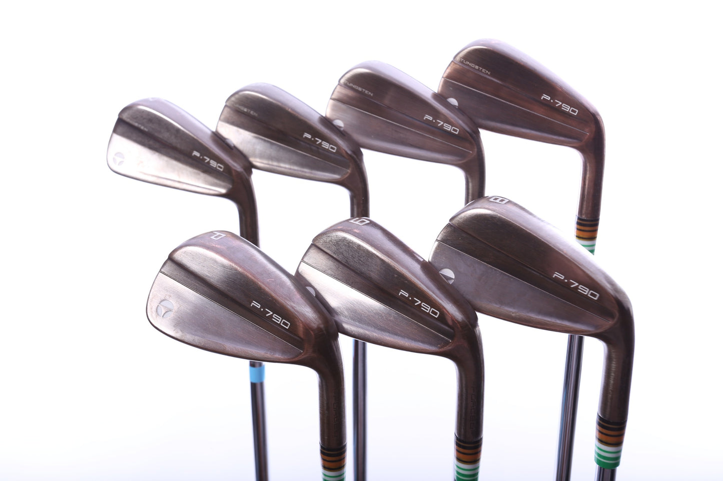 Used TaylorMade P790 Aged Copper Iron Set - Right-Handed - 4-PW - Stiff Flex-Next Round