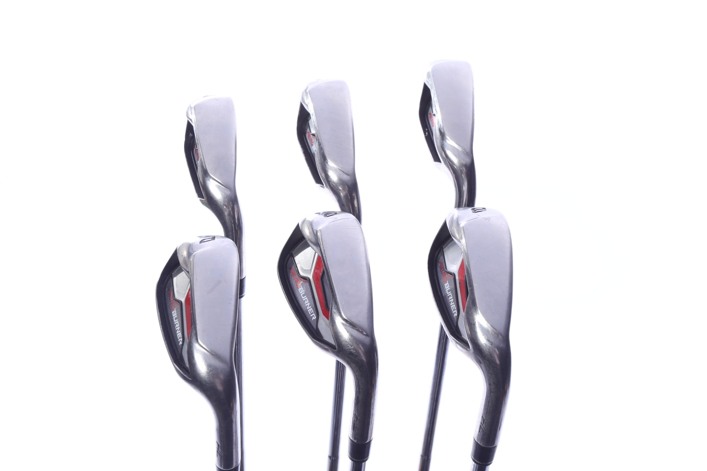 Used TaylorMade AeroBurner Iron Set - Right-Handed - 5-PW - Stiff Flex-Next Round