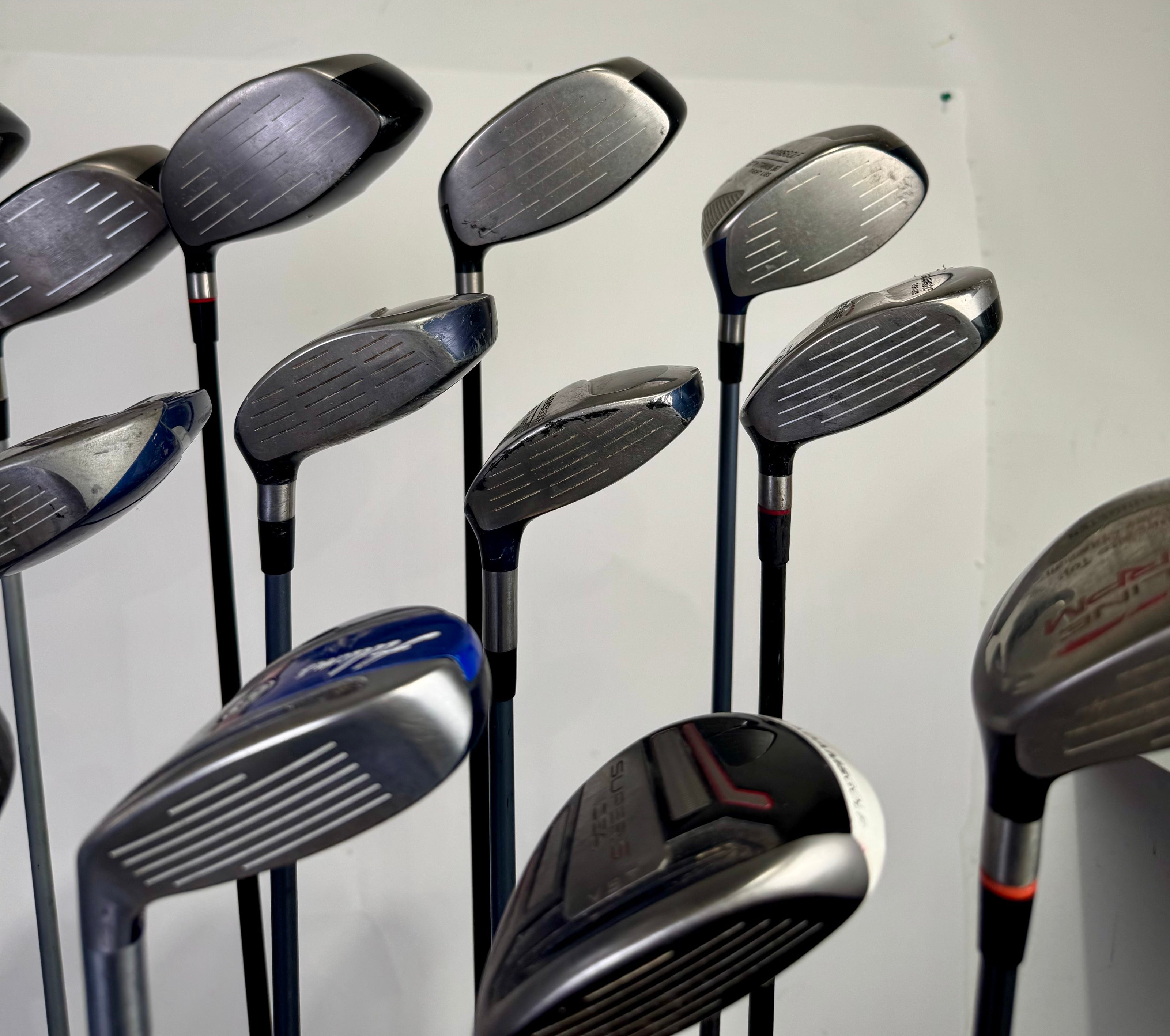 Wholesale Lot of 24 Adams Drivers, Fairway Woods, And Hybrids-Next Round