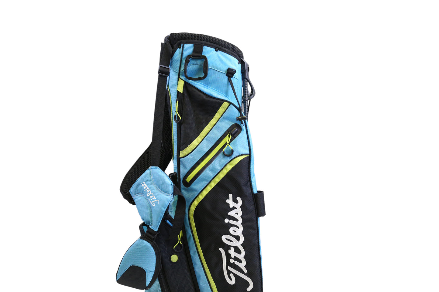 Titleist Blue/Green Stand Bag 3 Dividers 5 Pockets Rain Cover
