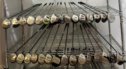 Wholesale Lot of 30 Golf Clubs - Assorted Fairway Woods & Hybrid-Next Round