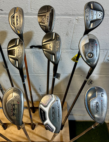 Wholesale Lot of 45 Golf Clubs - Adams Hybrids-Next Round