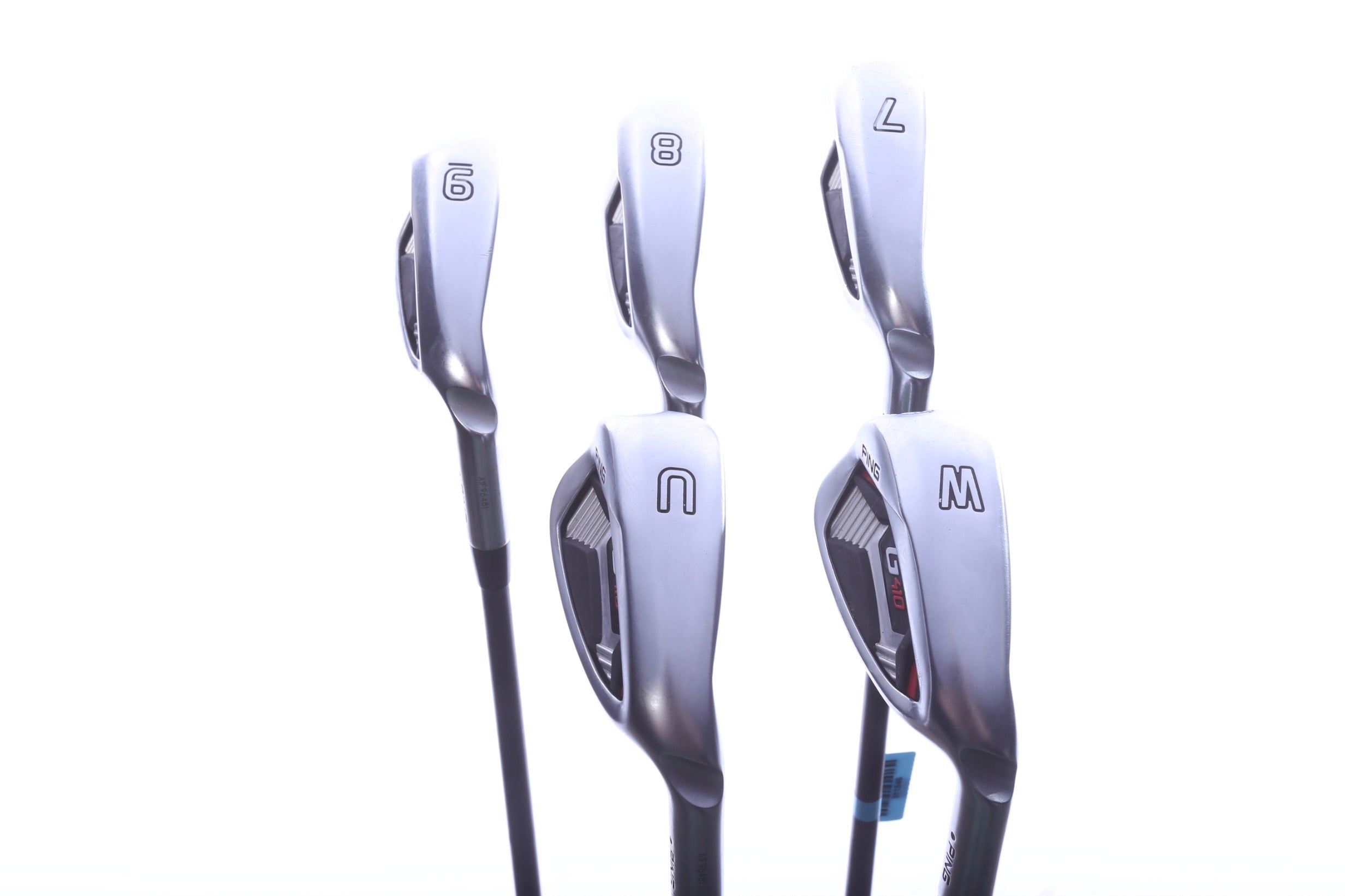 Used Ping G410 Iron Set - Right-Handed - 7-PW, UW - Soft Regular Flex
