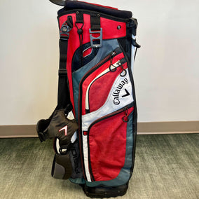 Callaway Fusion 14 Springfield G&CC Stand Bag 14 Dividers/6 Pockets with Strap-Next Round