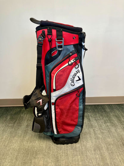 Callaway Fusion 14 Springfield G&CC Stand Bag 14 Dividers/6 Pockets with Strap-Next Round