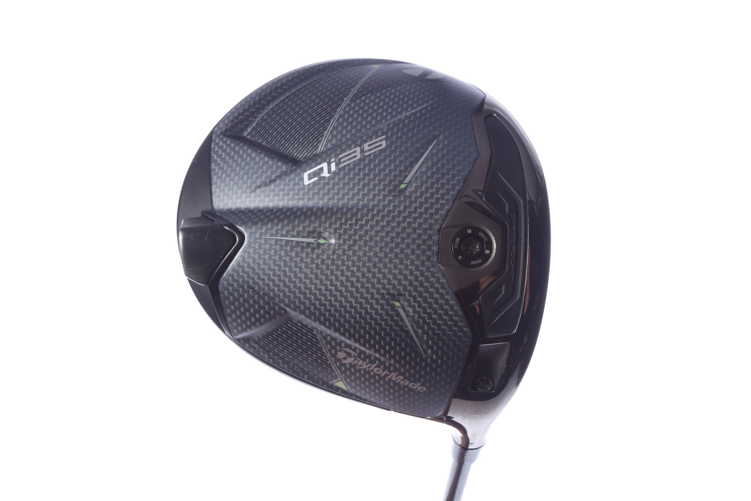 Used TaylorMade Qi35 Driver - 10.5 Degrees - Stiff Flex Project X HZRDUS RDX Smoke - Right-Handed-Next Round