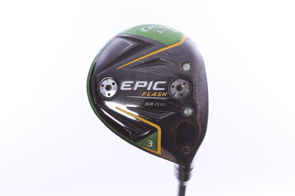 Used Callaway Epic Flash Sub Zero 3-Wood - Right-Handed - 15 Degrees - Stiff Flex-Next Round