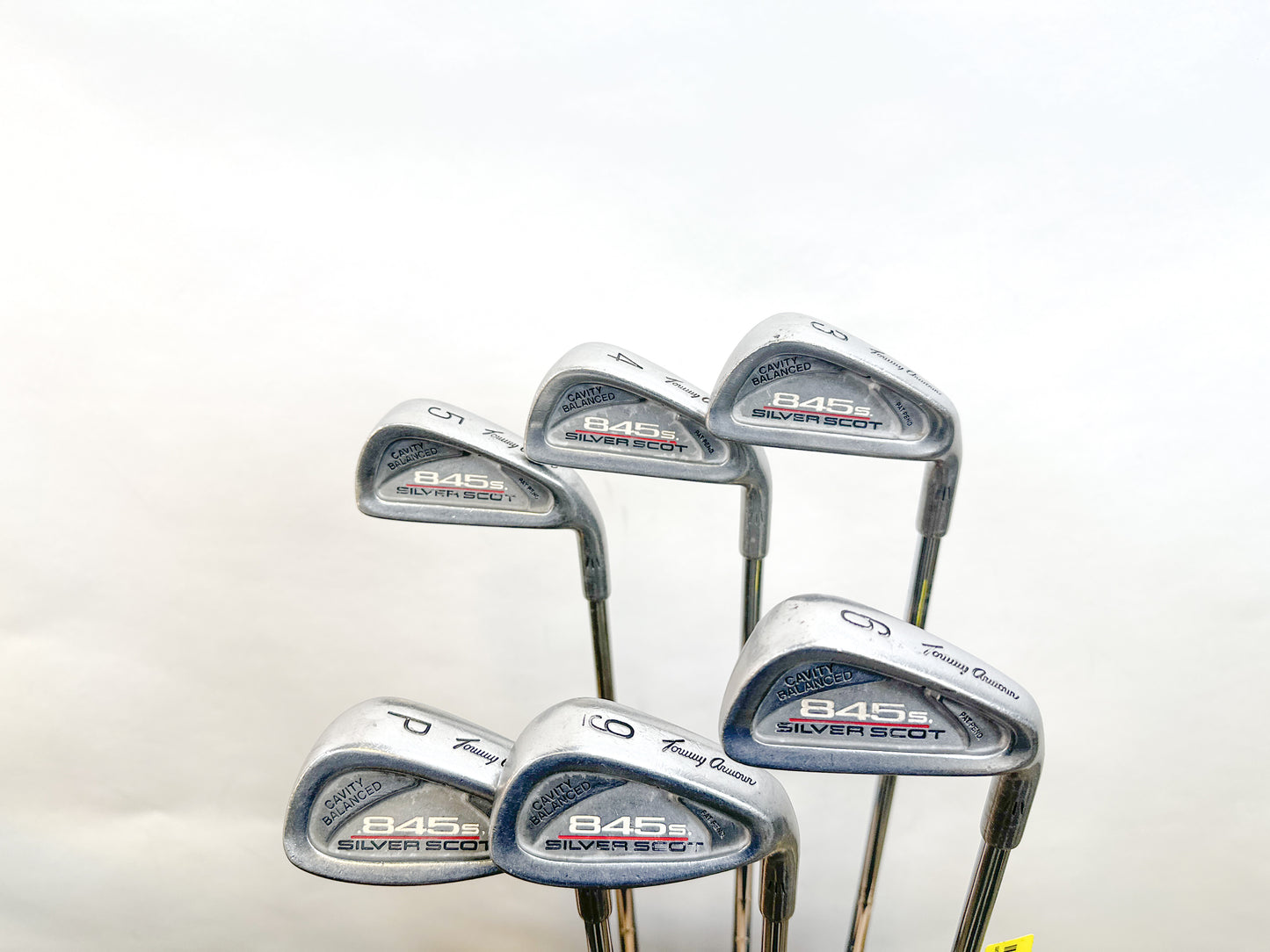 Used Tommy Armour 845s SILVER SCOT Iron Set - Right-Handed - 3-6, 9-PW - Stiff Flex-Next Round