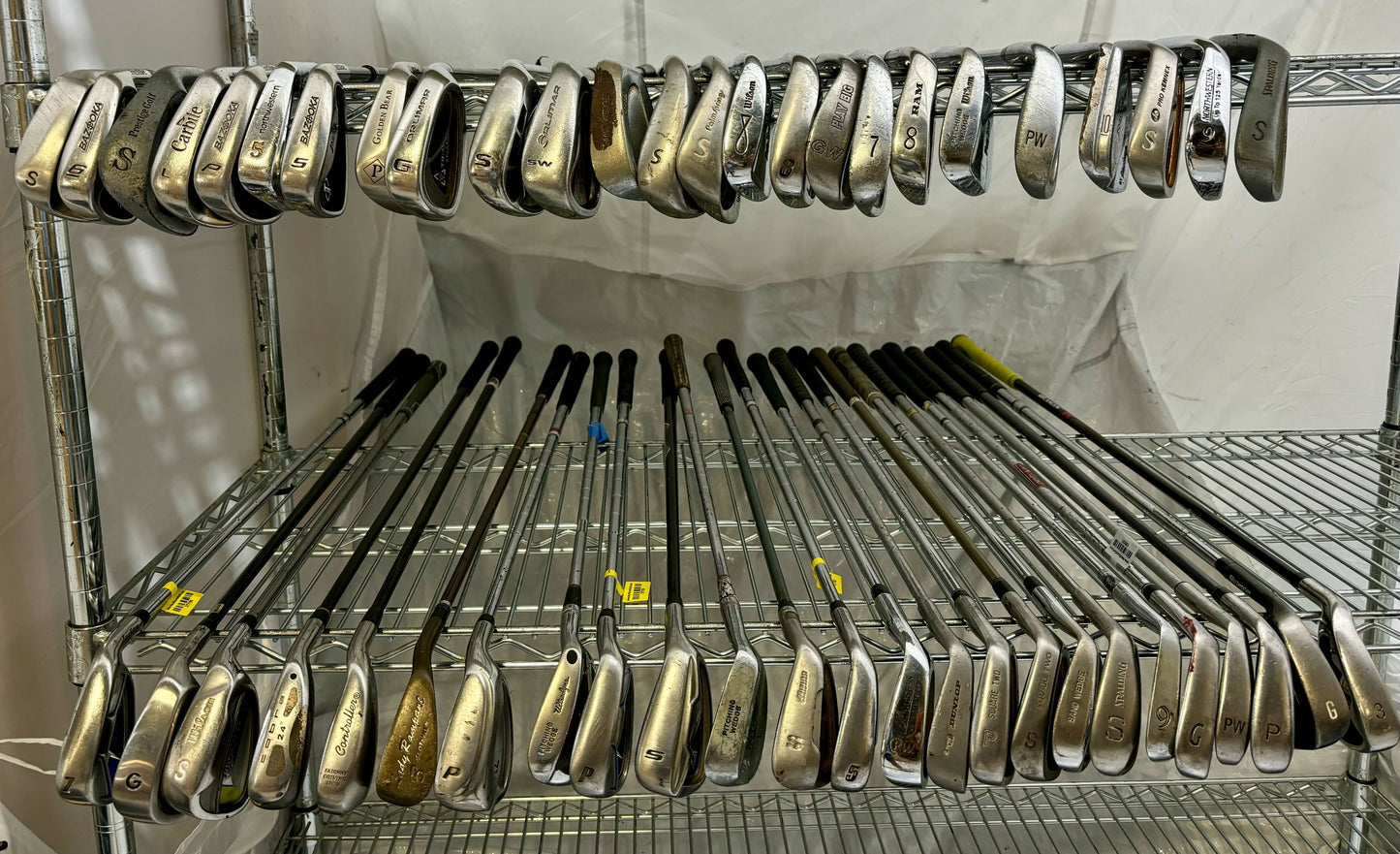 Wholesale Lot of 50 Golf Clubs - Assorted Irons and Wedges-Next Round