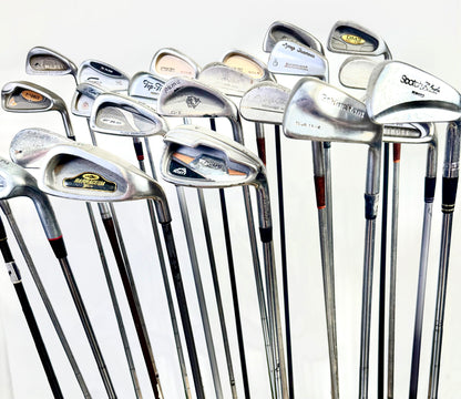 Wholesale Lot of 24 Golf Clubs - Right Handed -Assorted Irons and Wedges-Next Round