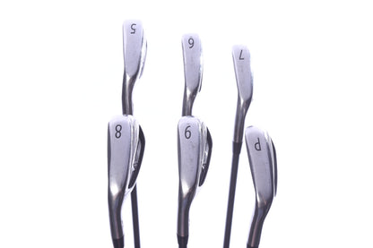 Used Titleist 718 AP1 Iron Set - Left-Handed - 5-PW - Variable Flex