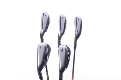 Used TaylorMade SIM2 MAX OS Iron Set - Left-Handed - 6-PW - Stiff Flex