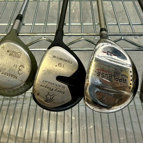 Wholesale Lot of 30 Golf Clubs - Assorted Fairway Woods and Drivers-Next Round