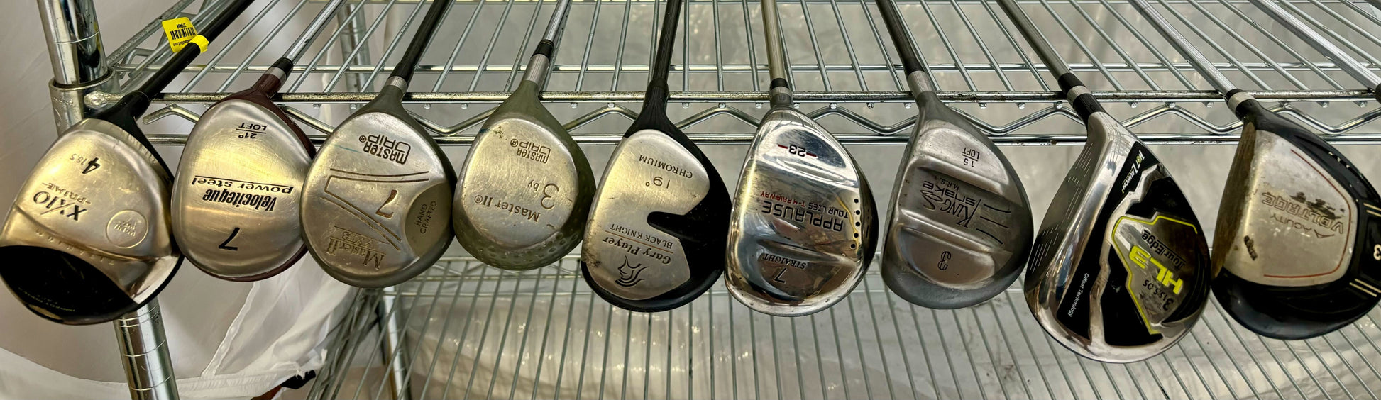 Wholesale Lot of 30 Golf Clubs - Assorted Fairway Woods and Drivers-Next Round