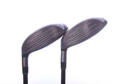 Used TaylorMade Burner Titanium Wood Set - Right-Handed - 3W, 5W - Stiff Flex