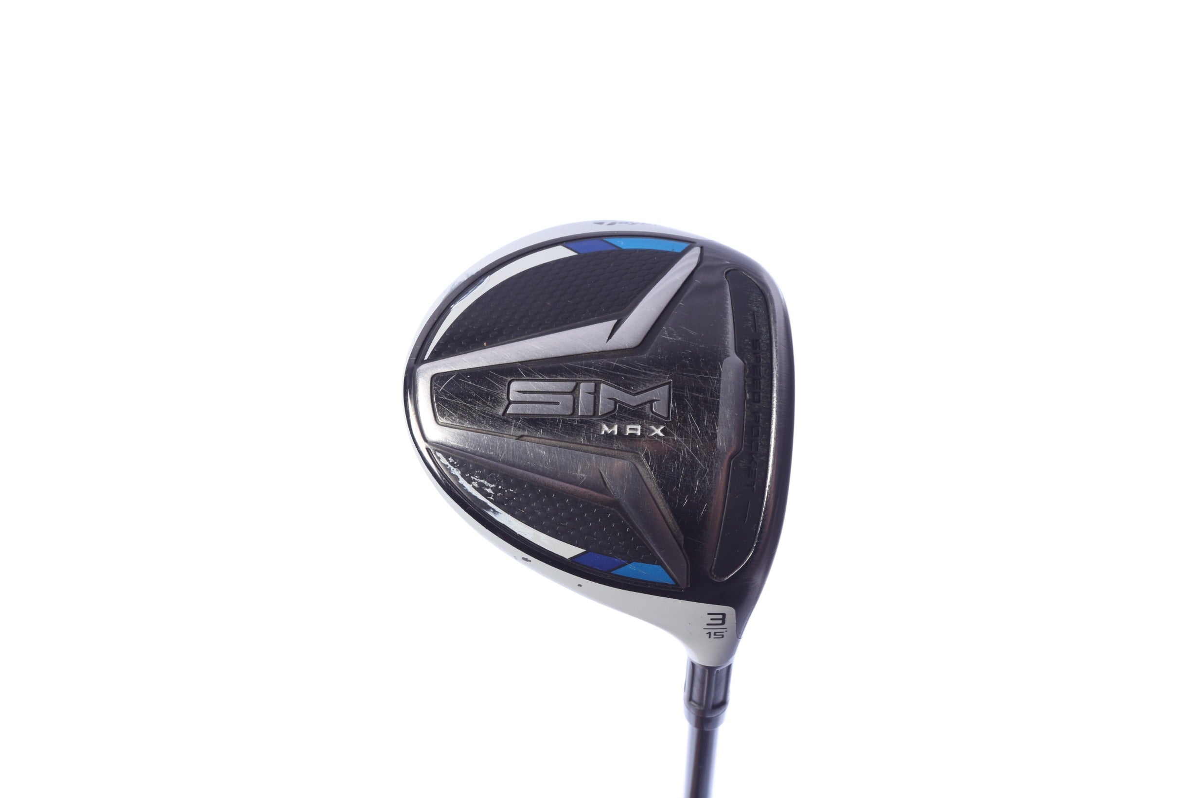 Used TaylorMade SIM MAX 3-Wood - Right-Handed - 15 Degrees - Stiff Flex