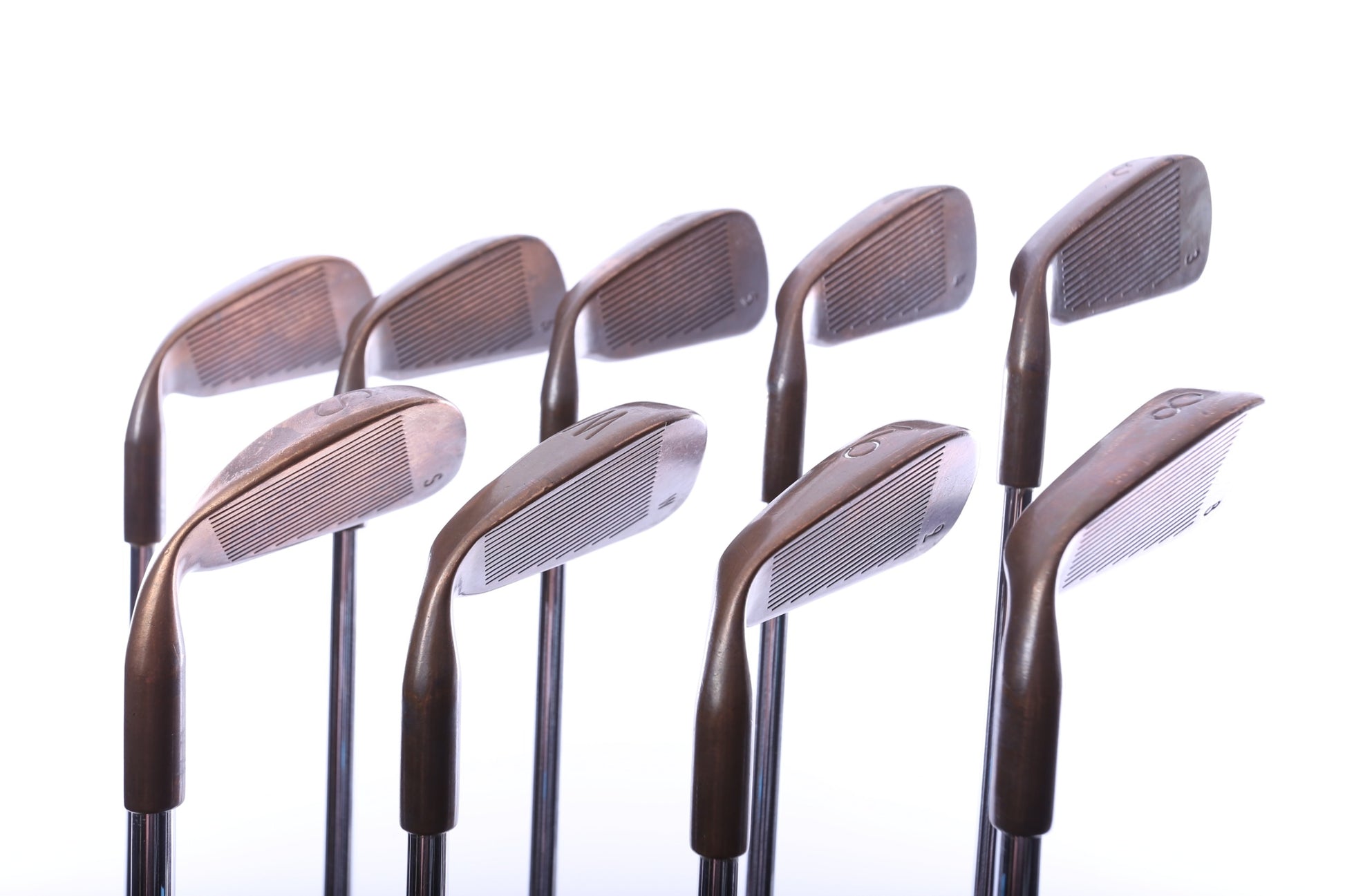 Used Ping Eye 2 Beryllium Copper Iron Set - Right-Handed - 3-PW, SW - Regular Plus Flex-Next Round