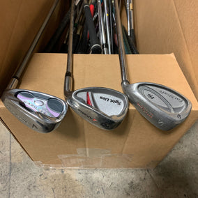 Wholesale Lot of 50 Single Irons/Wedges Adams, Wilson, Nicklaus-Next Round