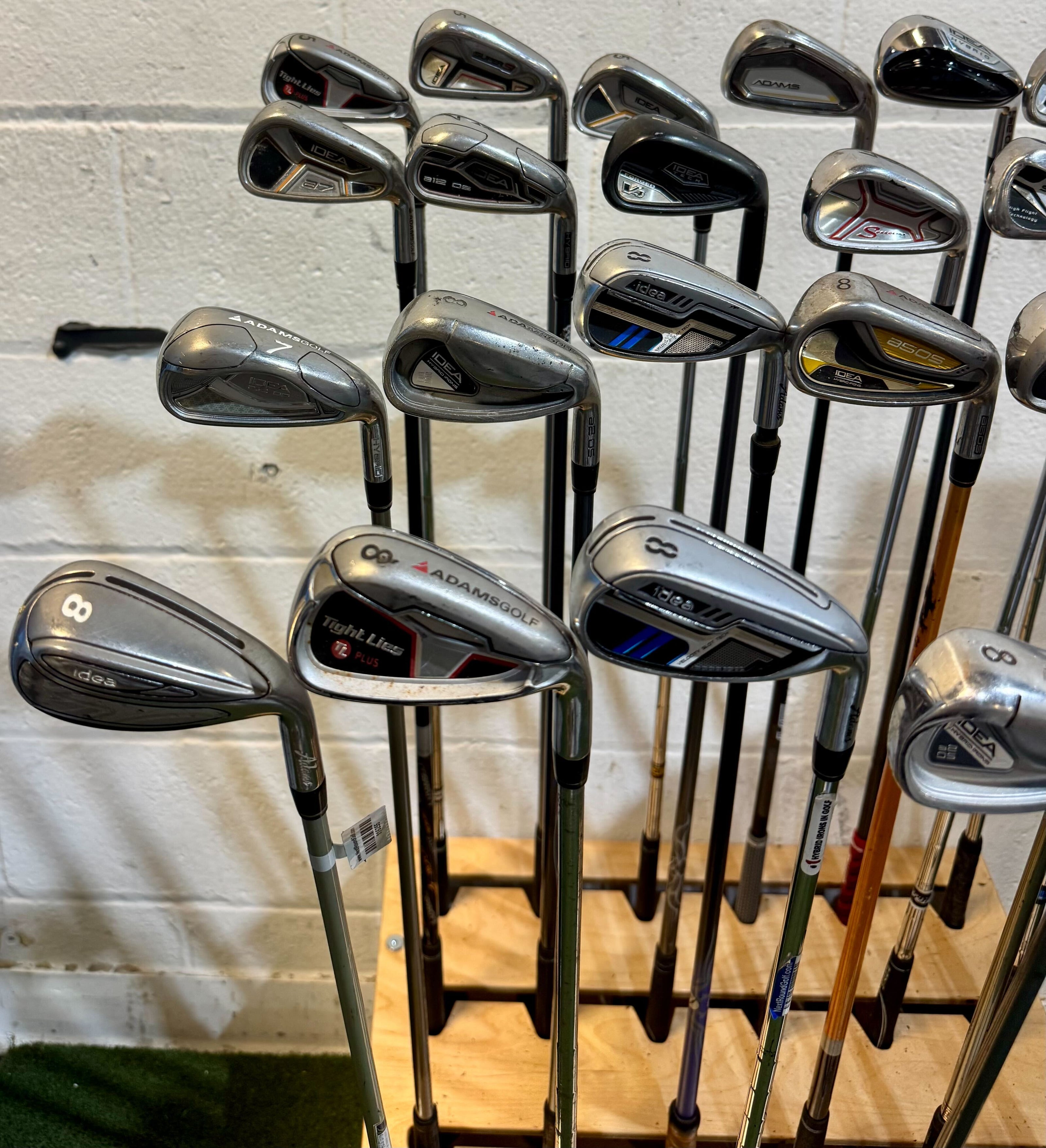 Wholesale Lot of 45 Golf Clubs - Adams Single Irons (5-9) - RH/LH - Mixed Flexes-Next Round
