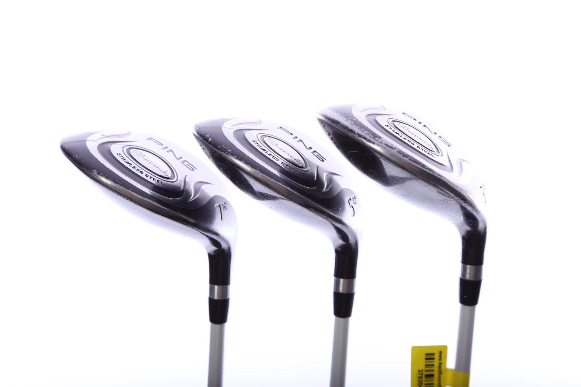 Used Ping Rhapsody Wood Set - Right-Handed - 3W, 5W, 7W - Ladies Flex-Next Round