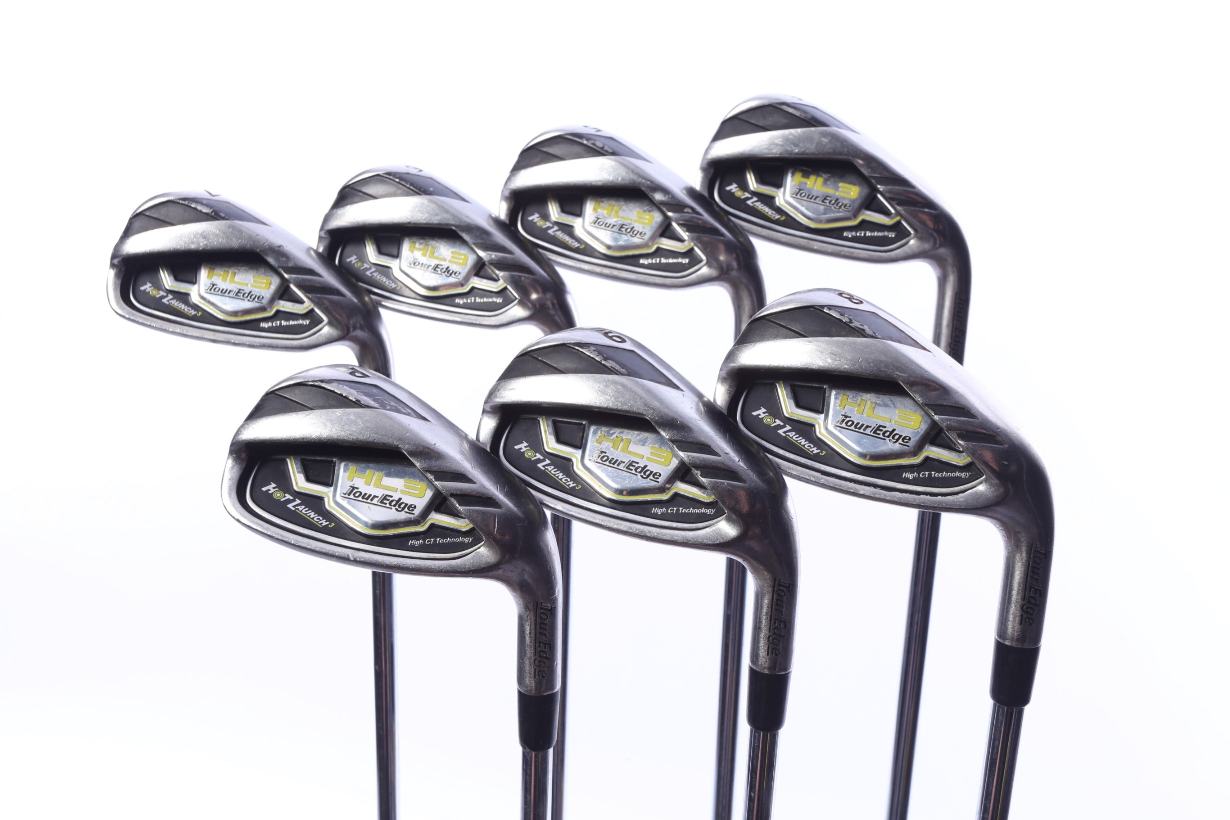 Used Tour Edge Hot Launch HL3 Iron Set - Left-Handed - 4-PW - Regular Flex