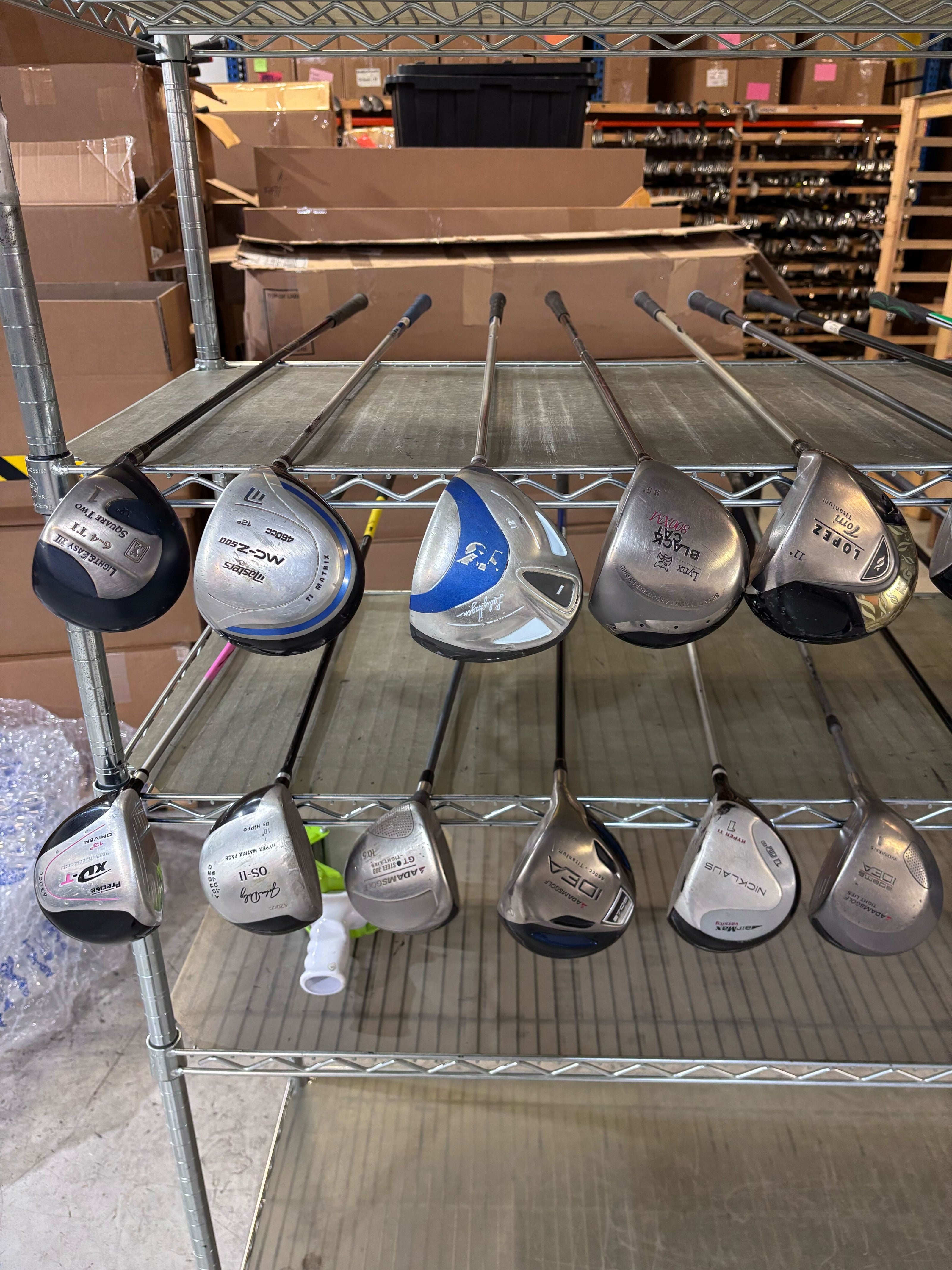 Wholesale Lot 20 Golf Clubs - Assorted Drivers-Next Round