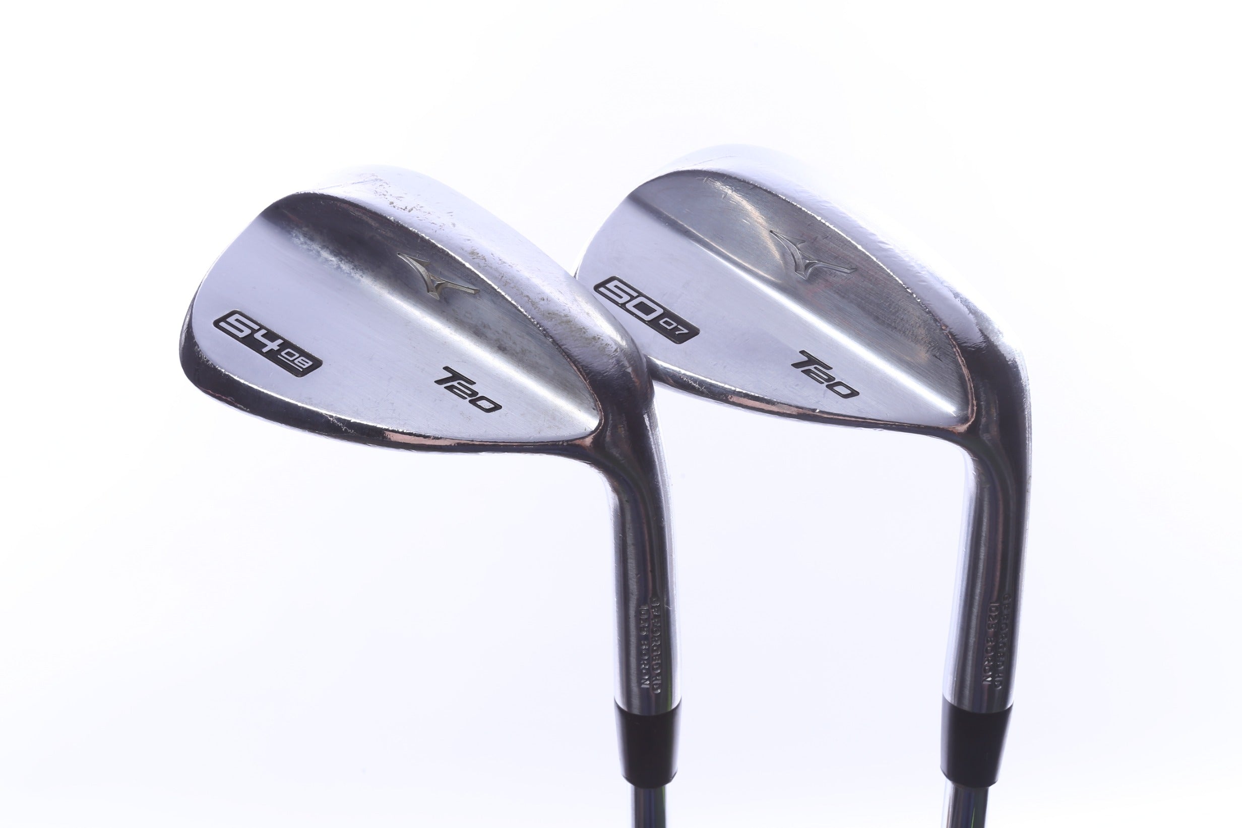 Used Mizuno T20 Satin Chrome Wedge Set - Right-Handed - 50*, 54* - Stiff Flex-Next Round