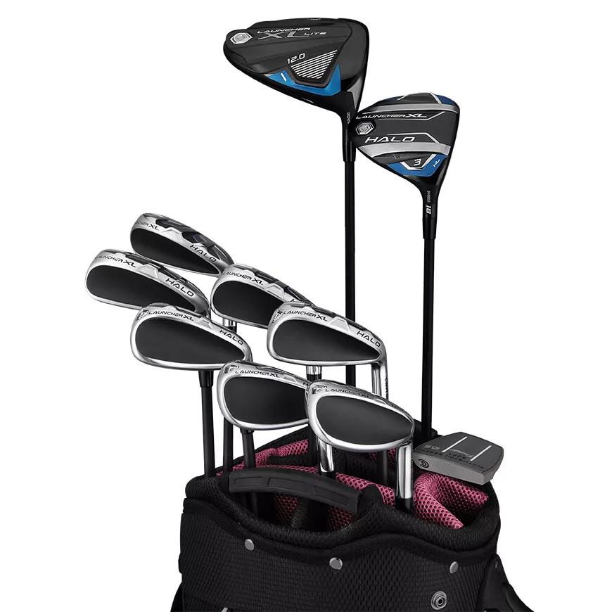 Used Wilson Launcher XL Halo Complete Set - Right-Handed - Driver, FW, HY, 5-PW, SW, Putter - Ladies Flex-Next Round
